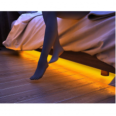 Κρυφός Φωτισμός LED 2m για Κάτω από το Κρεβάτι με Αισθητήρα και Τροφοδοτικό